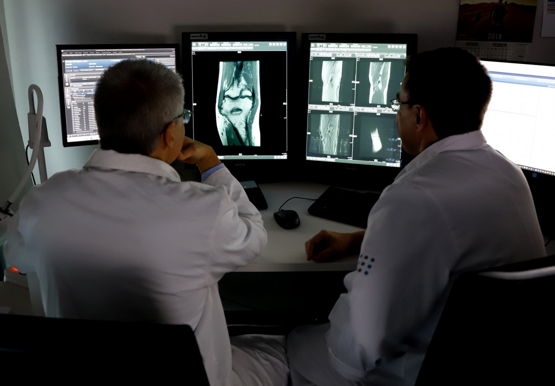 Esta imagen ilustra que: Los radiólogos de Son Espases alertan de las lesiones que puede provocar hacer deporte sin una correcta preparación