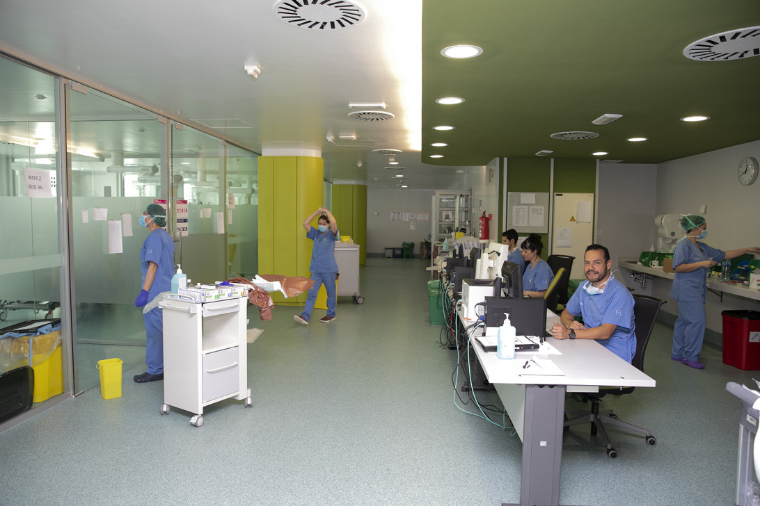 Esta imagen ilustra que: Son Espases reserva fins a 253 llits d’hospitalització per a pacients amb coronavirus o per a casos sospitosos