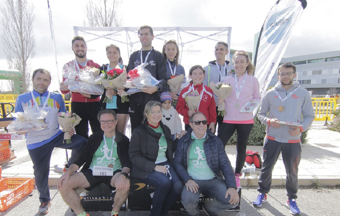 Esta imagen ilustra que: 655 corredors participen en la Primera Cursa Son Espases