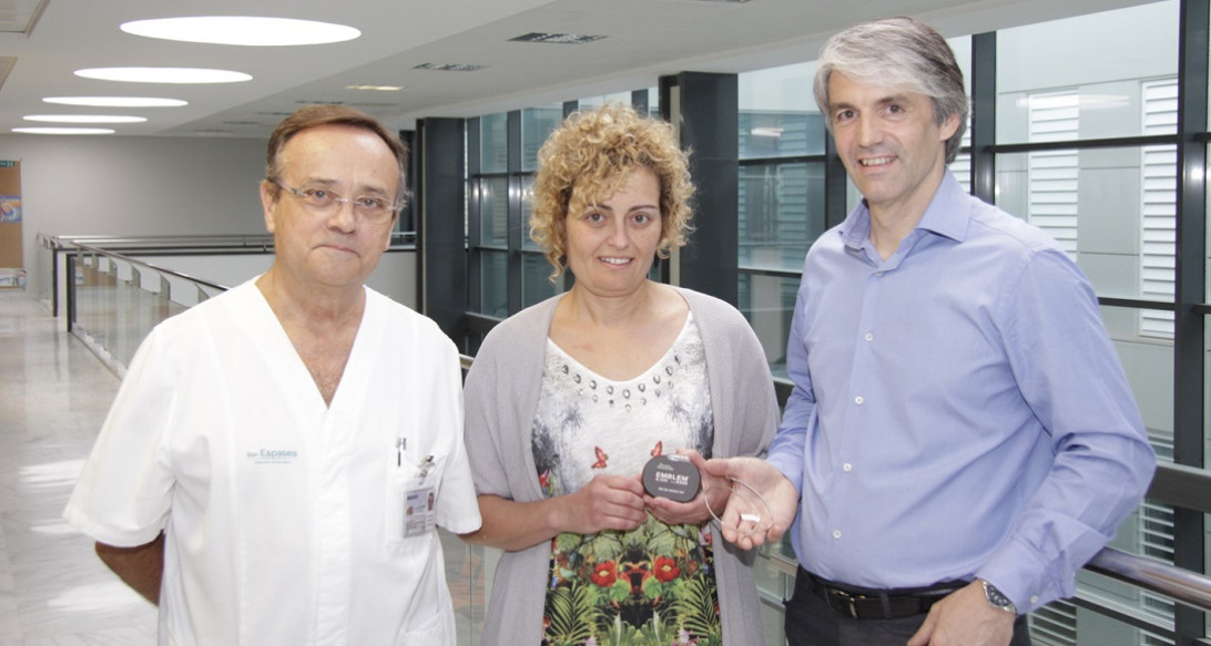 Esta imagen ilustra que: Son Espases celebra una jornada científica per a la presentació de la nova generació de desfibril·ladors subcutanis