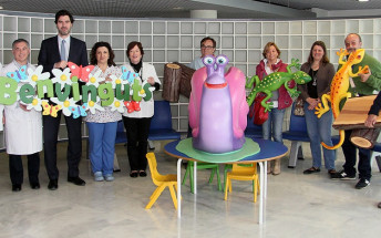 Les figures creades per l’associació “Na Marga Somriu” han arribat avui a l’Hospital Universitari Son Espases”