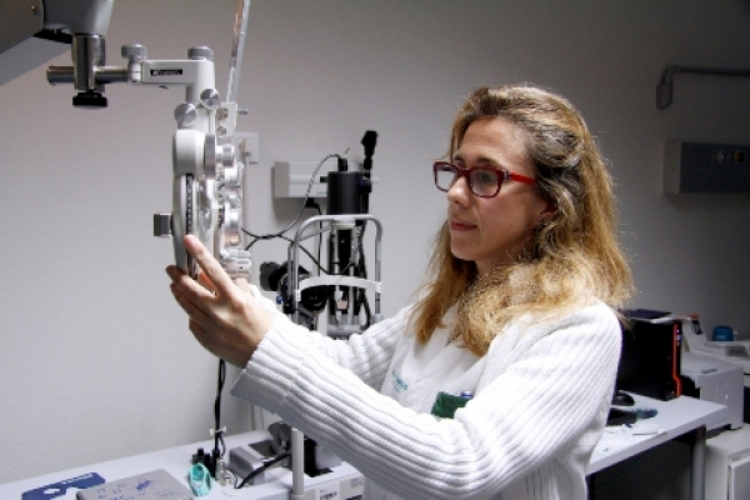 Esta imagen ilustra que: Son Espases disposa de l’única consulta pública de baixa visió de les Illes Balears