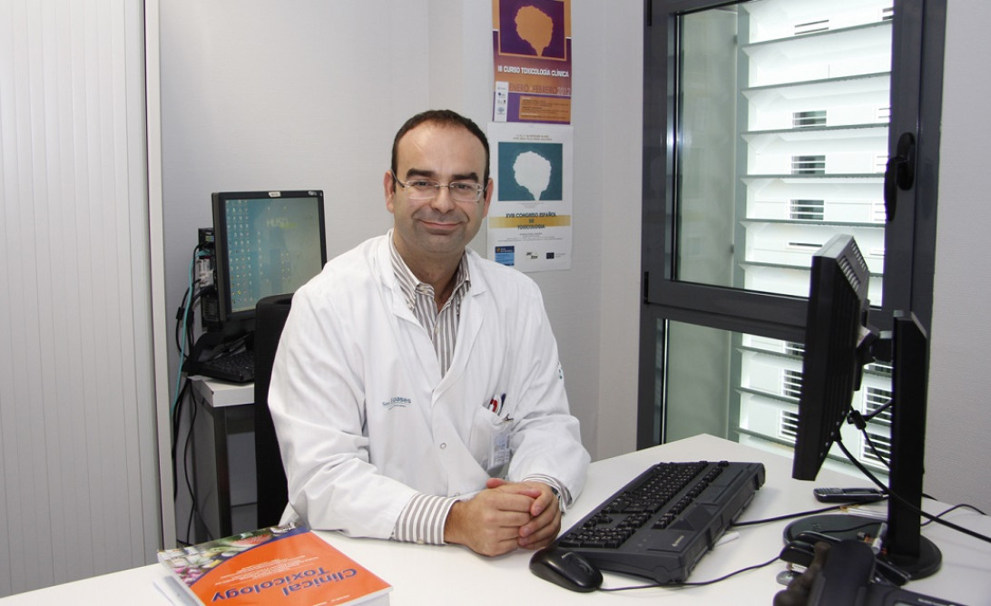 Esta imagen ilustra que: Son Espases dispone de la tecnología necesaria para detectar la droga metilenedioxipirovalerona, conocida como la “Droga Caníbal”