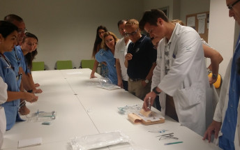 Profesionales de Son Espases reciben formación para aplicar una técnica de último recurso que puede salvar la vida de un paciente en estado crítico