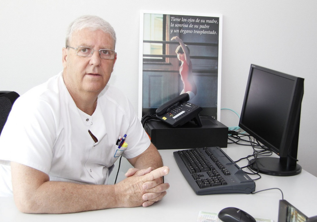 Esta imagen ilustra que:  L’Hospital arriba als 35 donants d’òrgans l’any 2014