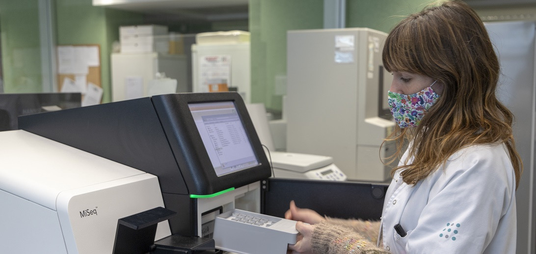 Esta imagen ilustra que: El Servicio de Microbiología descarta que el repunte de casos registrados en el mes de diciembre estén relacionados con la variante inglesa de la COVID-19