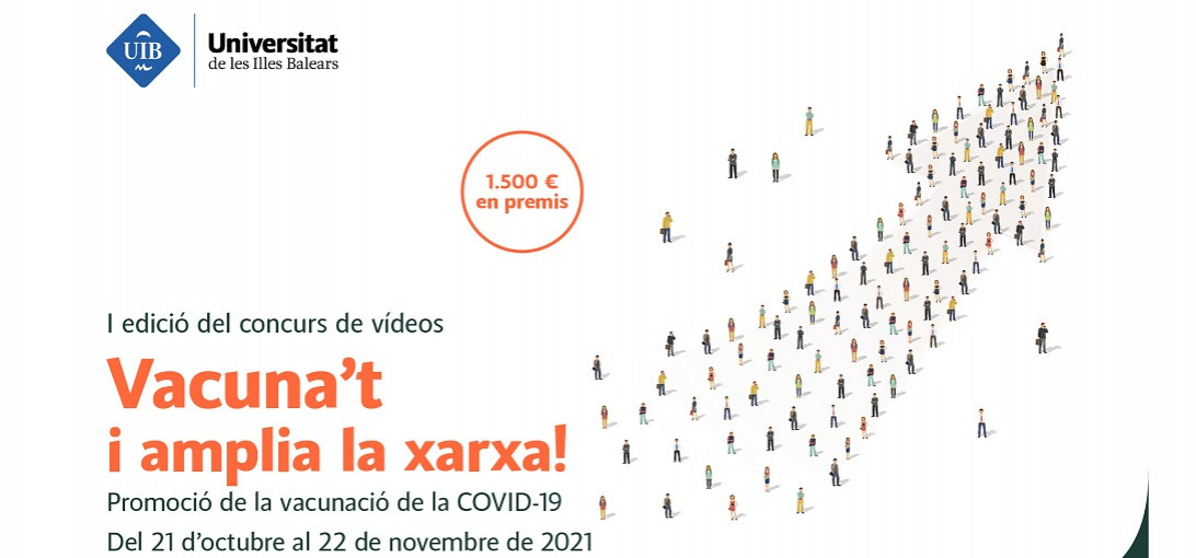 Esta imagen ilustra que: Son Espases col·labora en la I edició del concurs de vídeos «Vacuna’t i amplia la xarxa»