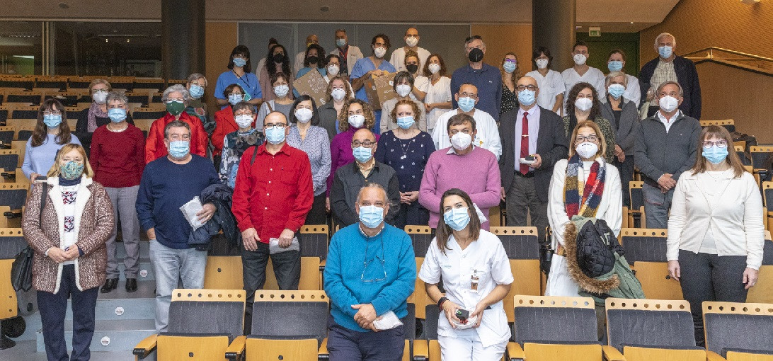 Esta imagen ilustra que: Son Espases ret homenatge als professionals que s'han jubilat enguany