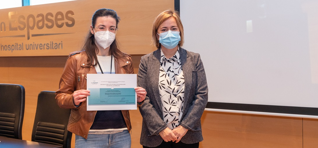 Esta imagen ilustra que: Son Espases lliura els Premis d'Investigació 2021