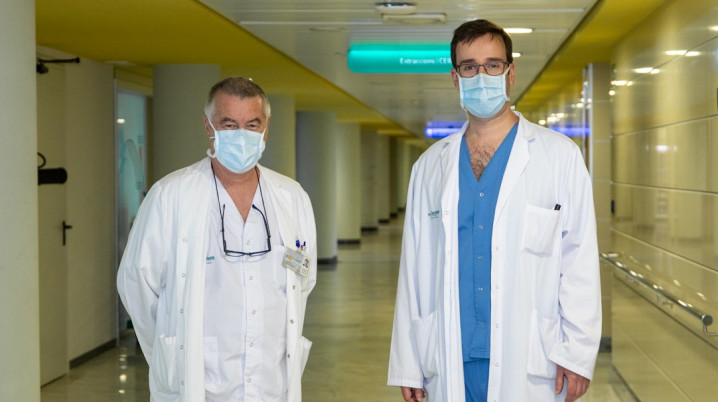 Els doctors Jaume Estrada i Iván Monge, nous president i tresorer de l’Associació Espanyola de Microcirurgia, respectivament