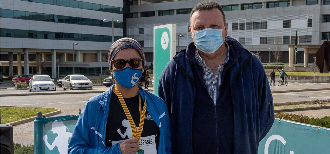 Esta imagen ilustra que: 420 corredores participan en la Quinta Cursa Son Espases