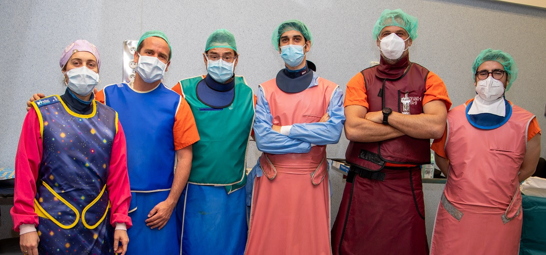 Esta imagen ilustra que: La Unitat del Dolor implanta una tècnica pionera a Balears per tractar el dolor produït per una hèrnia discal