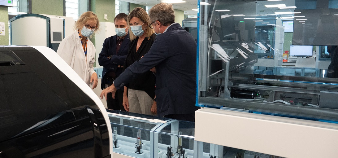 Esta imagen ilustra que: Son Espases invierte 12,5 millones de euros en la remodelación del laboratorio de Análisis Clínicos