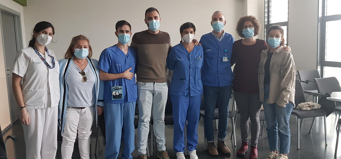 Esta imagen ilustra que: Constituido el Grupo de Investigación en Cuidados (GIC-HUSE)