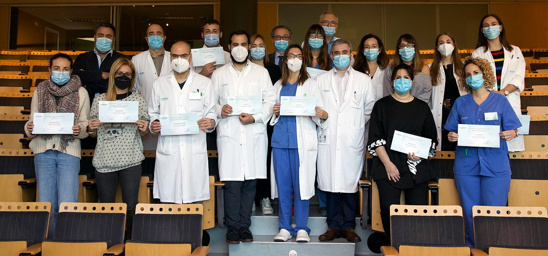 Esta imagen ilustra que: Son Espases lliura els Premis d’Investigació 2022