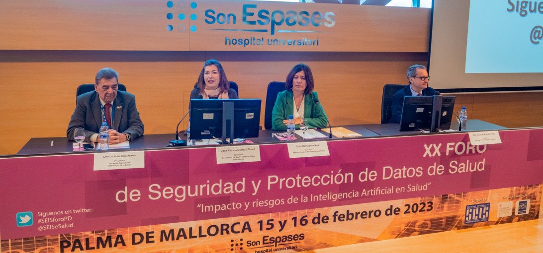 Esta imagen ilustra que: Son Espases acull el XX Fòrum de Seguretat i Protecció de Dades de Salut
