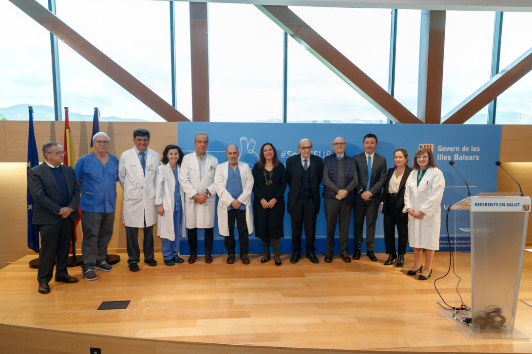 Esta imagen ilustra que: Son Espases ya es centro de referencia nacional para dos cirugías del corazón