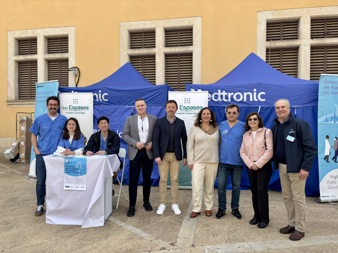 Esta imagen ilustra que: Son Espases organiza en Palma una campaña gratuita para la detección del aneurisma de aorta abdominal