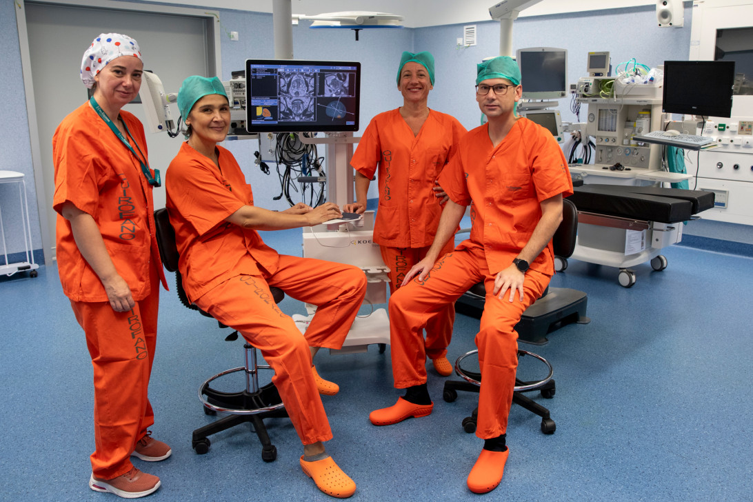 Esta imagen ilustra que: Son Espases incorpora un ecògraf amb fusió d’imatges que afina el diagnòstic del càncer de pròstata