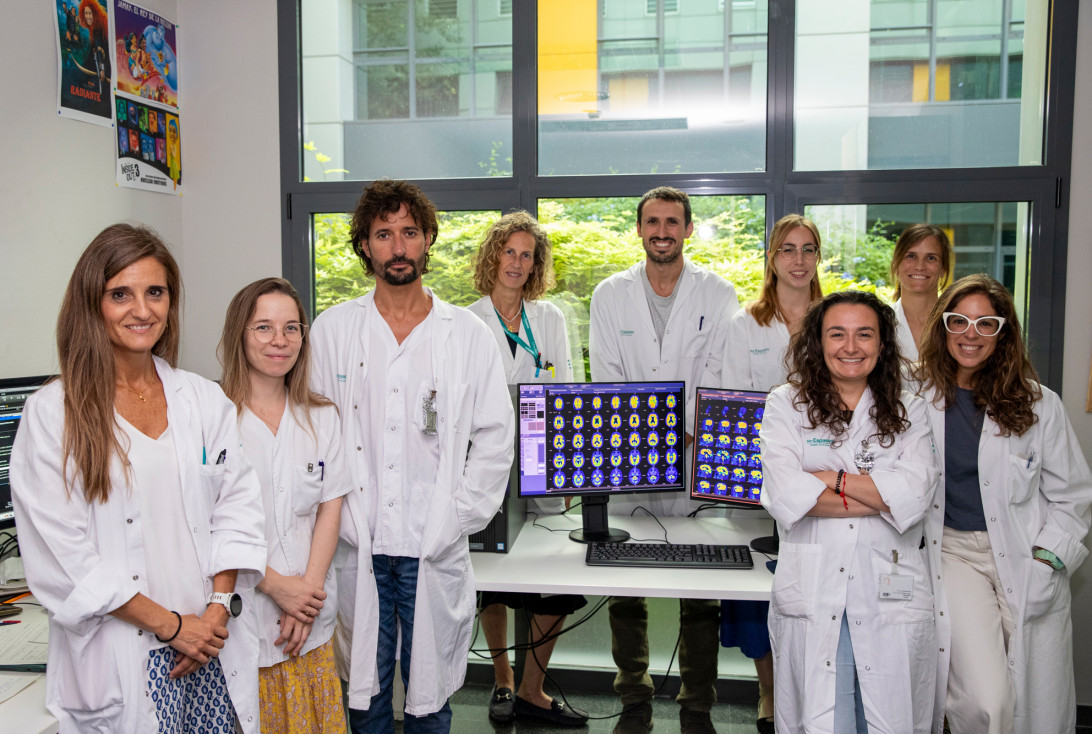 Esta imagen ilustra que: Son Espases incorpora una técnica de diagnóstico por imagen más precisa para la detección precoz del Alzheimer