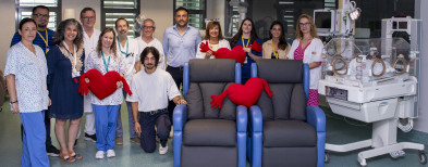 Son Espases recibe veintisiete sillones ergonómicos para la UCIP de neonatos para fomentar el bienestar de los pacientes y sus familias